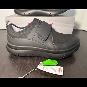 Alegria Double Trouble Rok n Roll Shoes Black Mesh Womans EU 40/US 9.5-10
